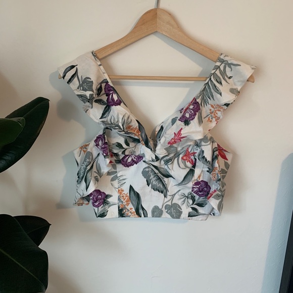 Wayf Pants - *2-Piece Set* WAYF | Floral Crop Top & Shorts